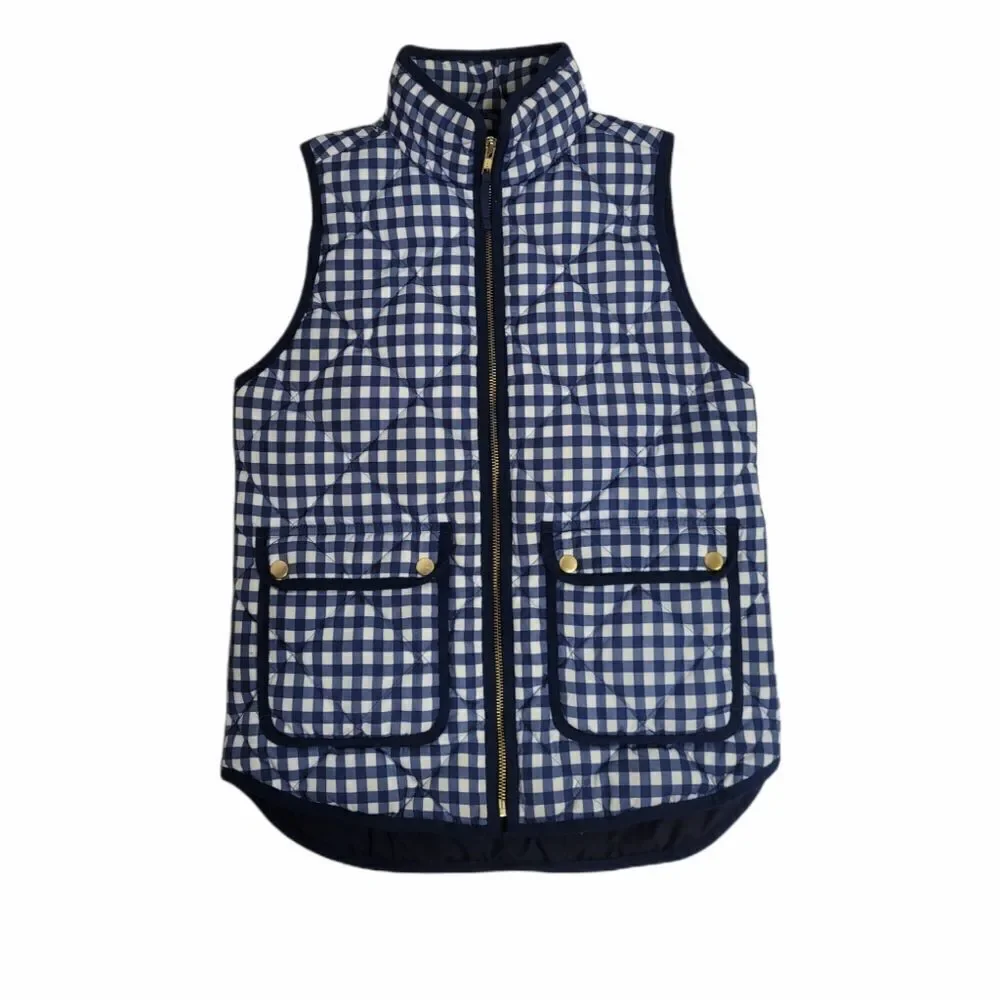 J. Crew blue white